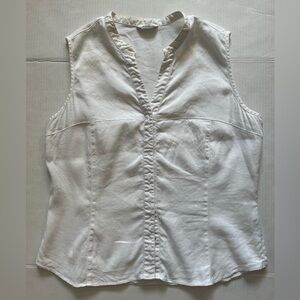 Marks & Spencer White Sleeveless Top